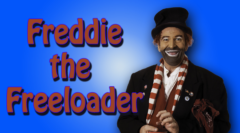 Red Skelton's Freddie the Freeloader character by Brian Hoffman